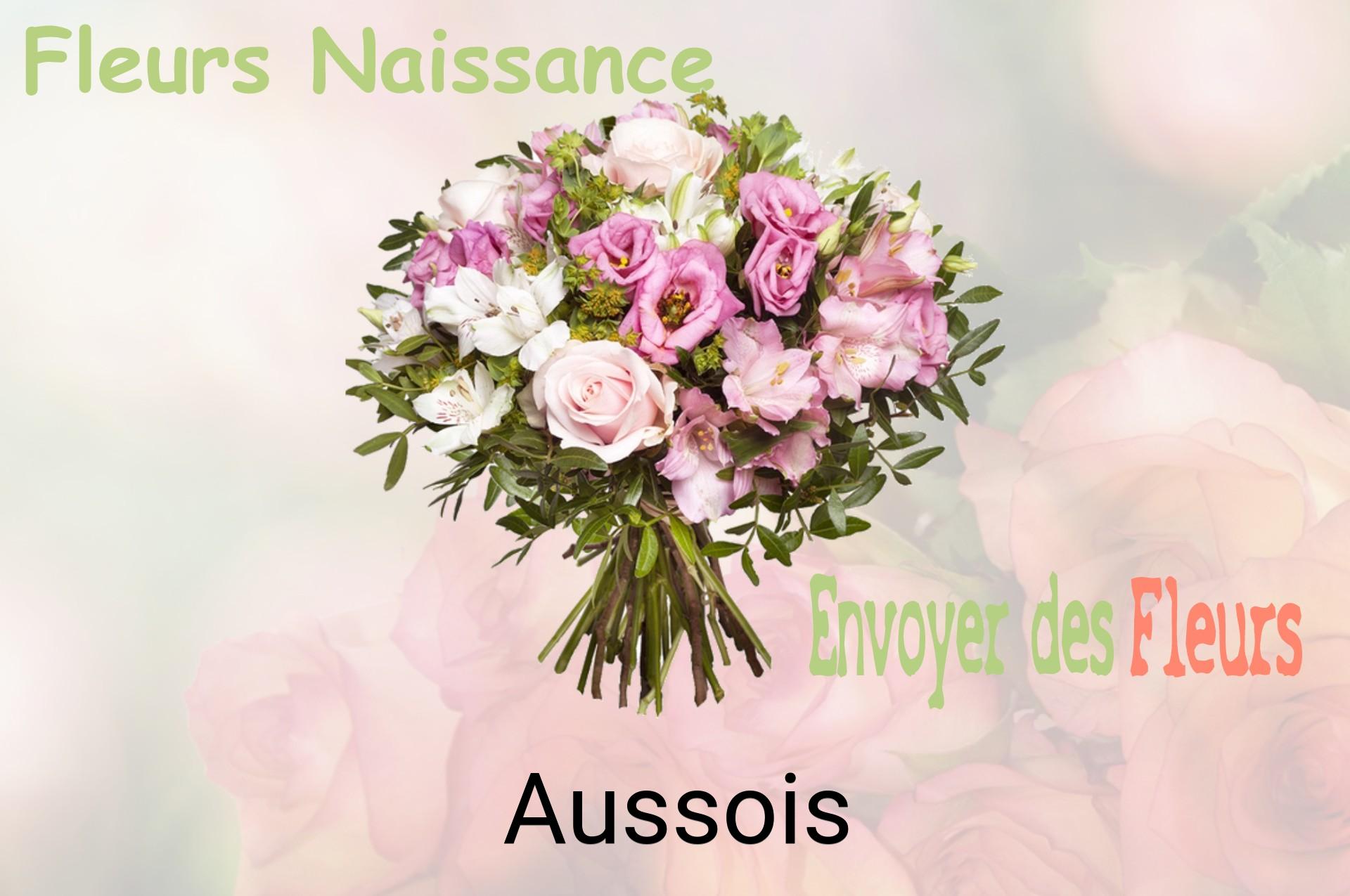 Bouquet de fleurs de naissance livré à Aussois